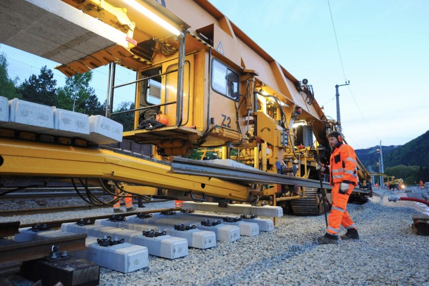 ÖBB sorgen mit Erhaltungsarbeiten in Gaflenz für einen reibungslosen Bahnbetrieb